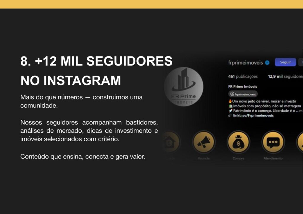 10 Motivos para confiar na FR Prime Imóveis